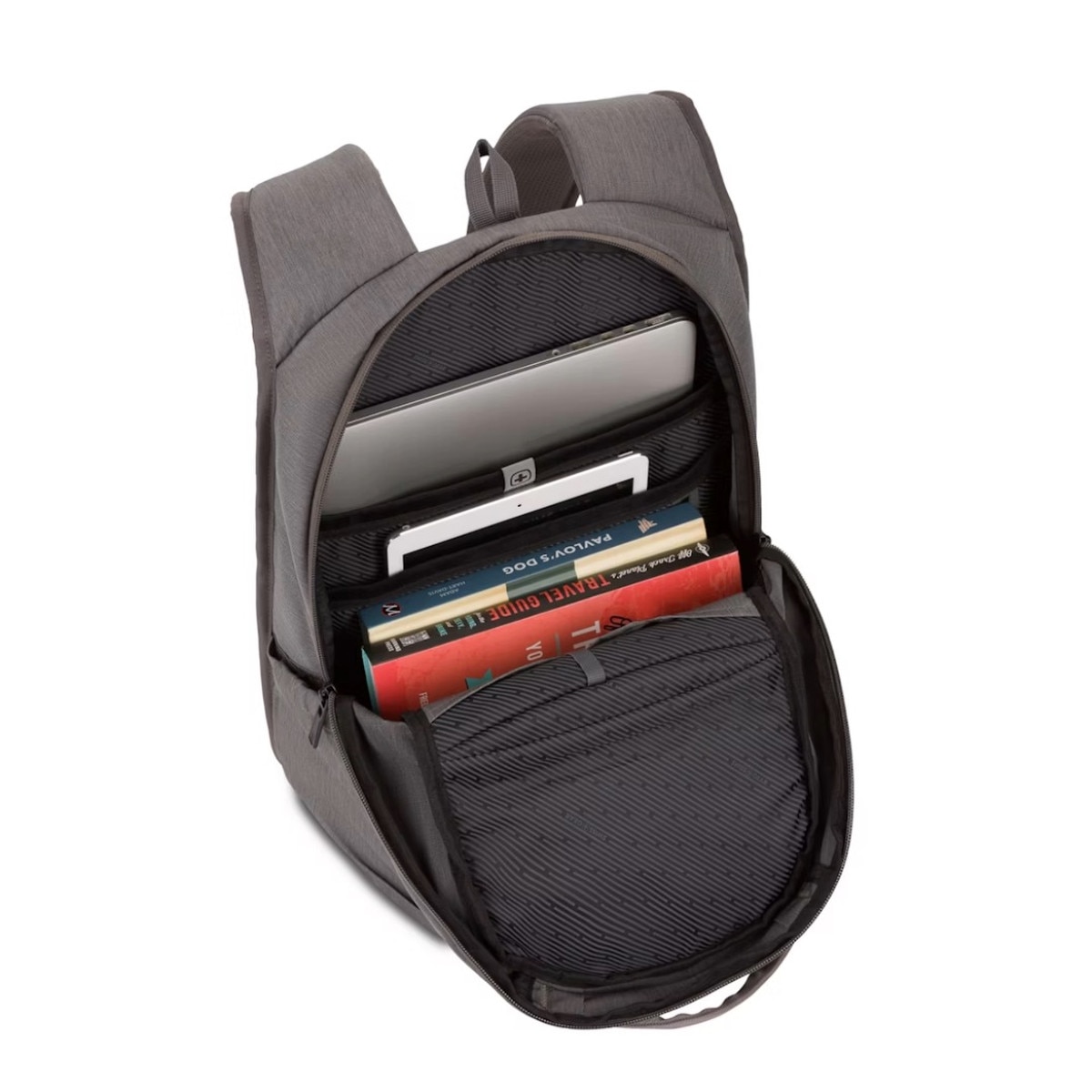 Gray Swissgear laptop backpack